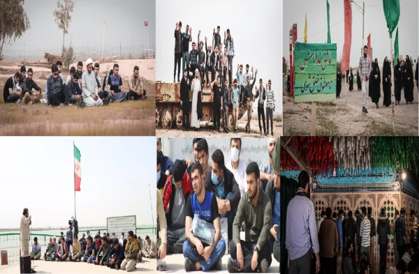 اعزام دانشجومعلمان پردیس شهید مدرس به مناطق عملیاتی جنوب کشور 5