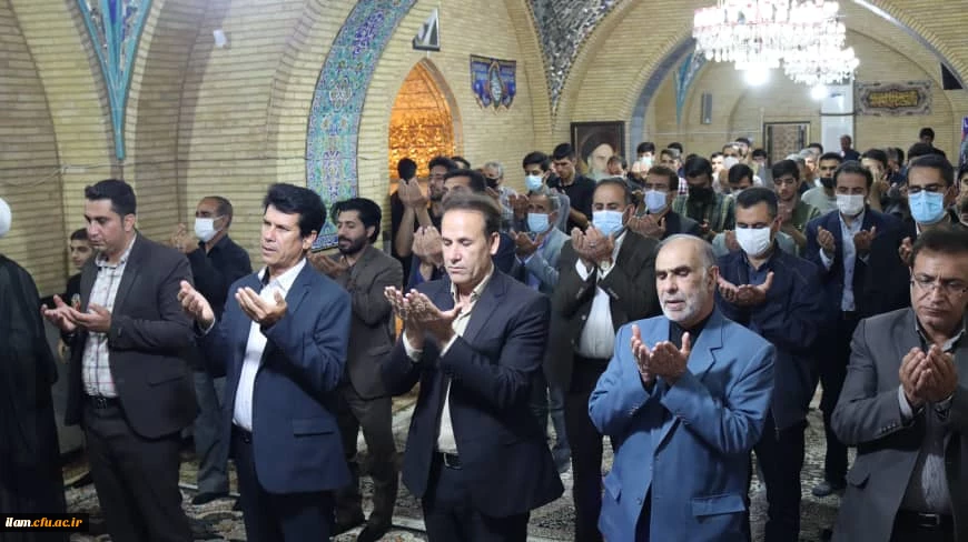 برگزاری مراسم زیارت مزار شهداء و لیالی قدر در حرم مطهر امامزاده صالح(ع) 2