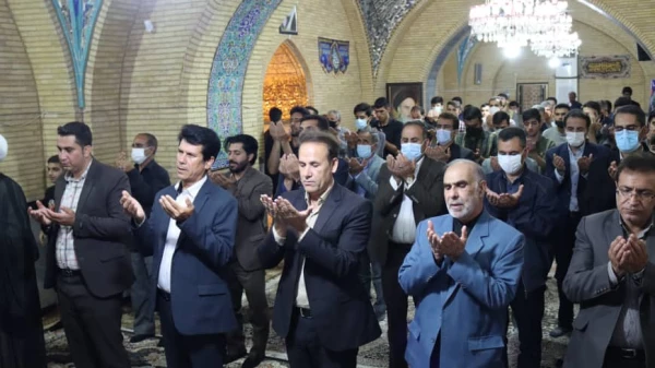 برگزاری مراسم زیارت مزار شهداء و لیالی قدر در حرم مطهر امامزاده صالح(ع) 2