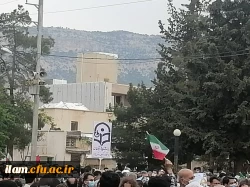 حضور پرشور اعضاء هیئت علمی، کارکنان و دانشجویان دانشگاه فرهنگیان استان ایلام در راهپیمایی روز قدس 3
