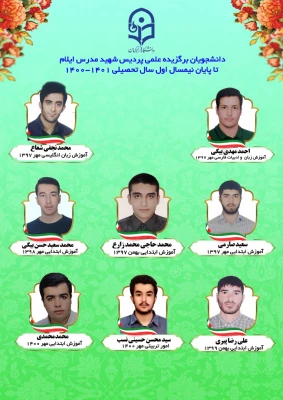 برگزاری ویژه برنامه گرامیداشت دهه سرآمدی آموزش در دانشگاه فرهنگیان استان ایلام 11