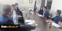 برگزاری کمیته استانی نظارت بر برنامه غذایی دانشجو معلمان و وضعیت سلف سرویس های دانشگاه فرهنگیان استان ایلام 2