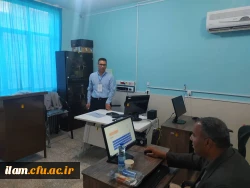 برگزاری آزمون حضوری  ـ الکترونیکی مهارت آموزان سری پنجم نیروهای مشمول قانون تعیین تکلیف وزارت آموزش و پرورش و افراد جامانده از سنوات قبل در دانشگاه فرهنگیان استان ایلام 3