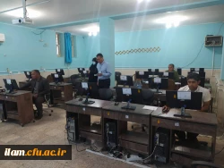 برگزاری آزمون حضوری  ـ الکترونیکی مهارت آموزان سری پنجم نیروهای مشمول قانون تعیین تکلیف وزارت آموزش و پرورش و افراد جامانده از سنوات قبل در دانشگاه فرهنگیان استان ایلام 4