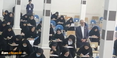 بازدید سرپرست دانشگاه فرهنگیان استان ایلام از محل برگزاری آزمون پایان ترم پردیس امام جعفر صادق (ع)