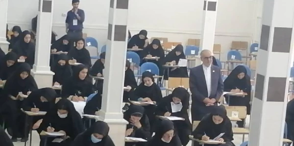 بازدید سرپرست دانشگاه فرهنگیان استان ایلام از محل برگزاری آزمون پایان ترم پردیس امام جعفر صادق (ع) 2