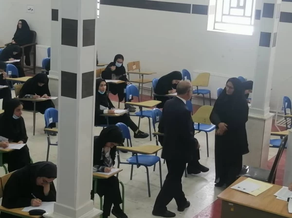 بازدید سرپرست دانشگاه فرهنگیان استان ایلام از محل برگزاری آزمون پایان ترم پردیس امام جعفر صادق (ع) 2