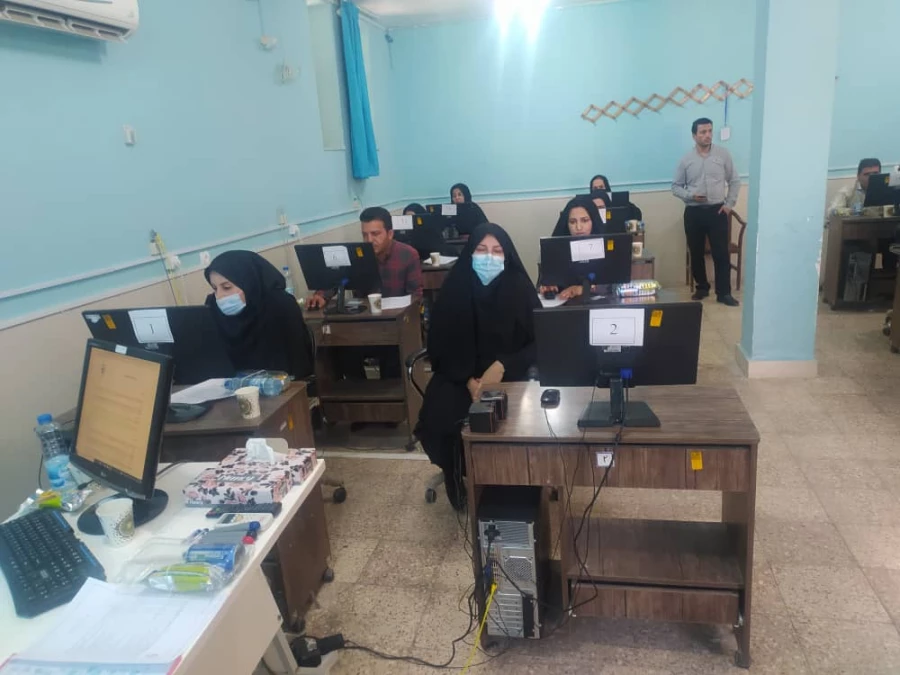 برگزاری آزمون حضوری  ـ الکترونیکی مهارت آموزان سری پنجم نیروهای مشمول قانون تعیین تکلیف وزارت آموزش و پرورش و افراد جامانده از سنوات قبل در دانشگاه فرهنگیان استان ایلام (ویژه آموزگاران ابتدایی) 2