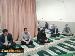 برگزاری مراسم پرفیض قرائت زیارت عاشورا به همراه مداحی و روضه خوانی در مدیریت امور پردیس های دانشگاه فرهنگیان استان ایلام 3