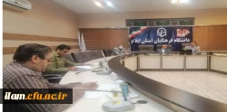 برگزاری جلسه شورای مدیریت، نظارت، ارزیابی و منابع انسانی دانشگاه فرهنگیان استان 2