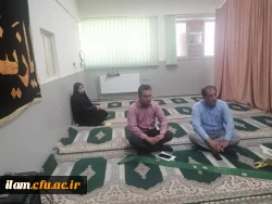 برگزاری مراسم پرفیض و معنوی قرائت زیارت عاشورا در دانشگاه فرهنگیان استان ایلام 4