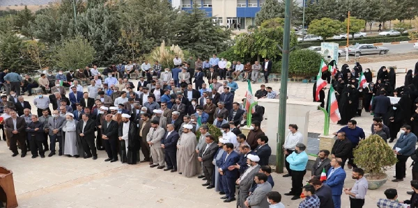 محکومیت حادثه تروریستی شاهچراغ توسط اساتید، کارکنان و دانشجومعلمان دانشگاه فرهنگیان استان ایلام 2