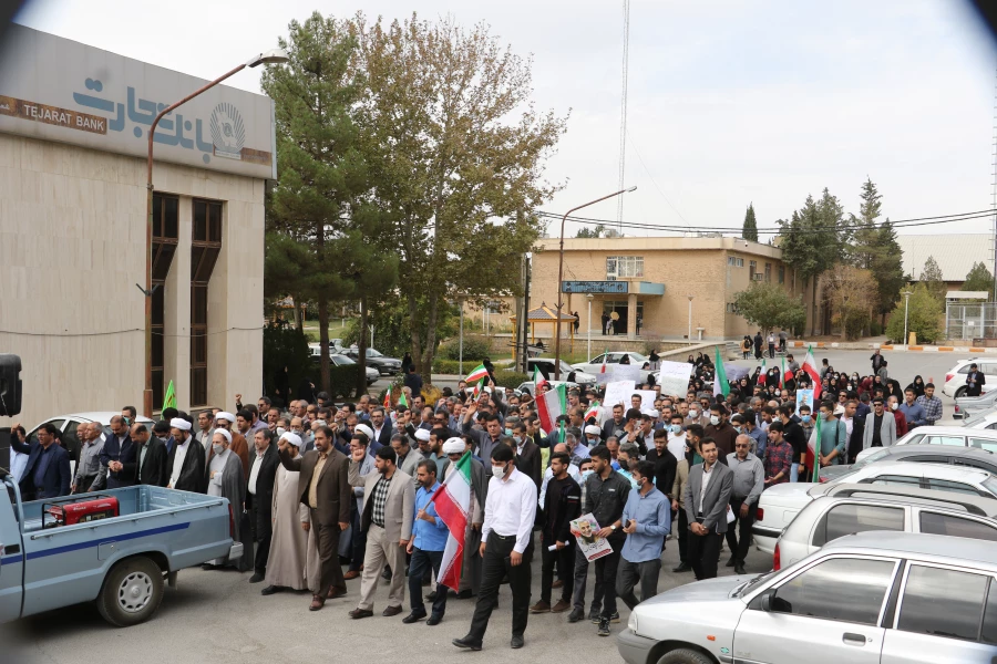 محکومیت حادثه تروریستی شاهچراغ توسط اساتید، کارکنان و دانشجومعلمان دانشگاه فرهنگیان استان ایلام 6