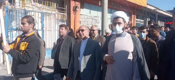 حضور پرشور اساتید، کارکنان و دانشجو معلمان دانشگاه فرهنگیان استان ایلام در راهپیمایی روز دانش آموز و روز ملی مبارزه با استکبار جهانی  3