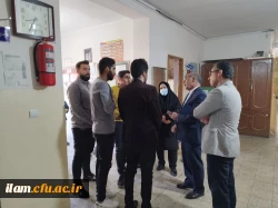 بازدید دکتر رمضان پیری سرپرست مدیریت امور پردیس های دانشگاه فرهنگیان استان ایلام از مدارس مجری کارورزی 3