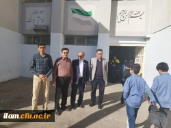 بازدید دکتر رمضان پیری سرپرست مدیریت امور پردیس های دانشگاه فرهنگیان استان ایلام از مدارس مجری کارورزی 5