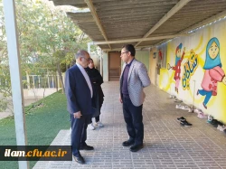 بازدید دکتر رمضان پیری سرپرست مدیریت امور پردیس های دانشگاه فرهنگیان استان ایلام از مدارس مجری کارورزی 6