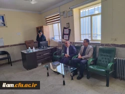 بازدید دکتر رمضان پیری سرپرست مدیریت امور پردیس های دانشگاه فرهنگیان استان ایلام از مدارس مجری کارورزی 7