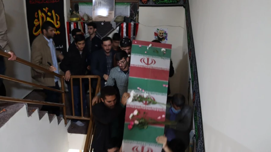 مراسم استقبال از شهید گمنام در پردیس شهید مدرس دانشگاه فرهنگیان ایلام 3