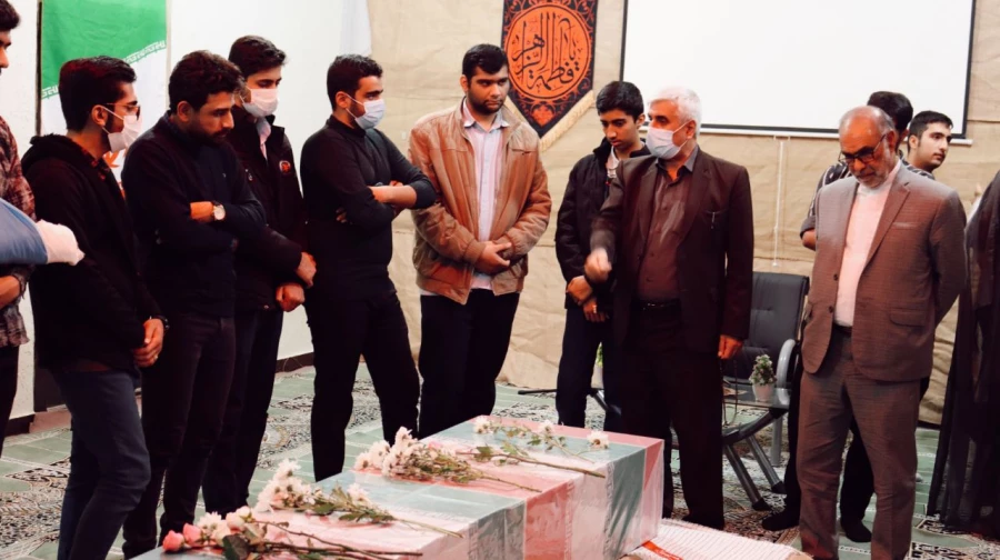 مراسم استقبال از شهید گمنام در پردیس شهید مدرس دانشگاه فرهنگیان ایلام 4