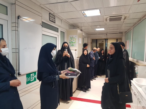 تجلیل از خدمات پرستاران بیمارستان طالقانی ایلام به مناسبت میلاد حضرت زینب (س) و روز پرستار 2