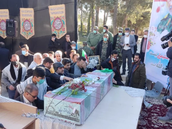 آیین تشییع و تدفین شهید گمنام در دانشگاه فرهنگیان استان ایلام 3