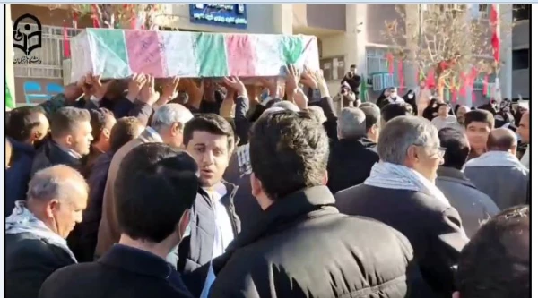 آیین تشییع و تدفین شهید گمنام در دانشگاه فرهنگیان استان ایلام 8