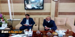 تشکیل جلسه و مذاکره حضوری سرپرست مدیریت امور پردیس های دانشگاه فرهنگیان استان ایلام با رییس سازمان مدیریت و برنامه ریزی استان 2