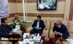 تشکیل جلسه و مذاکره حضوری سرپرست مدیریت امور پردیس های دانشگاه فرهنگیان استان ایلام با رییس سازمان مدیریت و برنامه ریزی استان 4