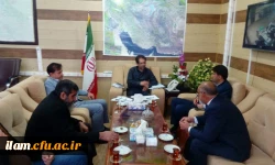 تشکیل جلسه و مذاکره حضوری سرپرست مدیریت امور پردیس های دانشگاه فرهنگیان استان ایلام با رییس سازمان مدیریت و برنامه ریزی استان 5