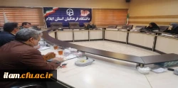 برگزاری جلسه شورای آموزش و پژوهش مدیریت امور پردیس های دانشگاه فرهنگیان استان ایلام 2