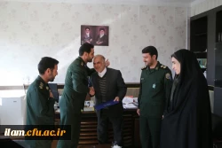 حضور جناب سرهنگ فولادی مدیرکل بنیاد و حفظ آثار و نشر ارزش های دفاع مقدس استان ایلام و هیئت همراه در دانشگاه فرهنگیان استان ایلام 3