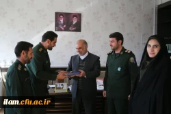 حضور جناب سرهنگ فولادی مدیرکل بنیاد و حفظ آثار و نشر ارزش های دفاع مقدس استان ایلام و هیئت همراه در دانشگاه فرهنگیان استان ایلام 4