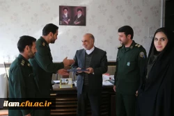 حضور جناب سرهنگ فولادی مدیرکل بنیاد و حفظ آثار و نشر ارزش های دفاع مقدس استان ایلام و هیئت همراه در دانشگاه فرهنگیان استان ایلام 5