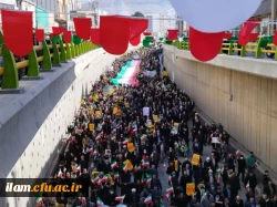 حضور پرشور اساتید، کارکنان و دانشجو معلمان دانشگاه فرهنگیان استان ایلام در راهپیمایی 22 بهمن 4