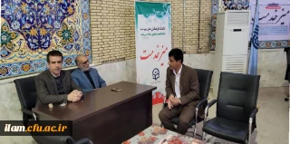 برگزاری میزخدمت دانشگاه فرهنگیان استان ایلام در نماز جمعه