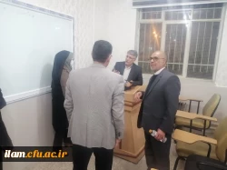 بازدید جناب آقای دکتر ابراهمی معاونت نظارت، ارزیابی و تضمین کیفیت دانشگاه فرهنگیان به همراه آقای دکتر رازینی رئیس مرکز نظارت، ارزیابی و تضمین کیفیت وزارت علوم، تحقیقات و فناوری و دکتر صفری فارفار معاون مرکز نظارت، ارزیابی و تضمین کیفیت وزارت علوم، تحقیقات