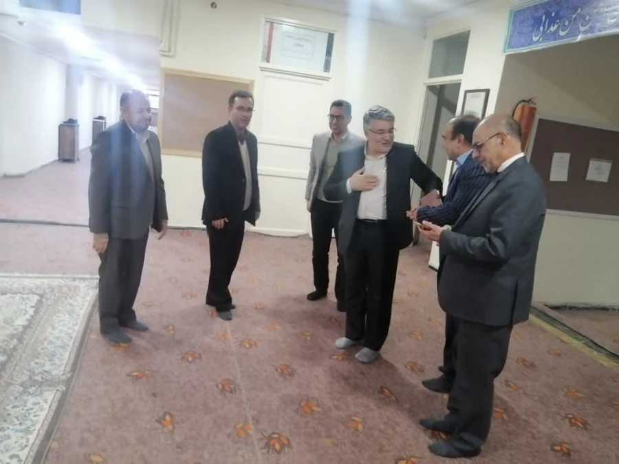 بازدید جناب آقای دکتر ابراهمی معاونت نظارت، ارزیابی و تضمین کیفیت دانشگاه فرهنگیان به همراه آقای دکتر رازینی رئیس مرکز نظارت، ارزیابی و تضمین کیفیت وزارت علوم، تحقیقات و فناوری و دکتر صفری فارفار معاون مرکز نظارت، ارزیابی و تضمین کیفیت وزارت علوم، تحقیقات