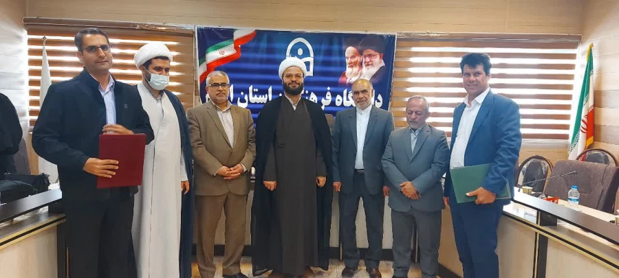 تکریم و معارفه روسای قدیم و جدید اداره حراست دانشگاه فرهنگیان استان ایلام 10