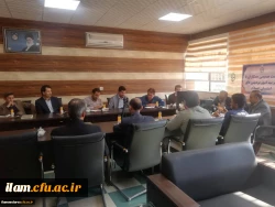 نشست صمیمانه مدیریت امور پردیس های استان ایلام با کارکنان پردیس شهید مدرس 2