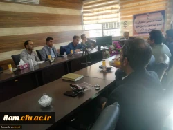 نشست صمیمانه مدیریت امور پردیس های استان ایلام با کارکنان پردیس شهید مدرس 3