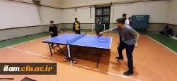 برگزاری مسابقات تنیس روی میز بین دانشجومعلمان پردیس 6