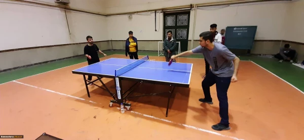 برگزاری مسابقات تنیس روی میز بین دانشجومعلمان پردیس 6