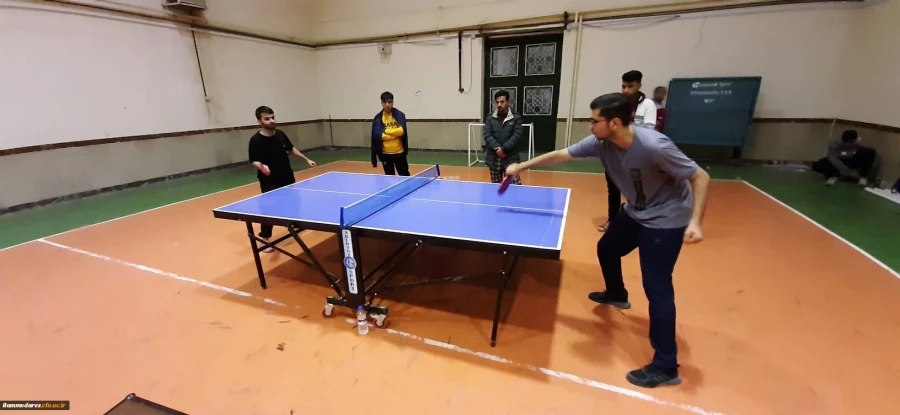 برگزاری مسابقات تنیس روی میز بین دانشجومعلمان پردیس 6