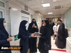 تجلیل از پرستاران بیمارستان طالقانی با اهدا گل و شیرینی توسط دانشجو معلمان پردیس امام جعفر صادق(ع) 

 2