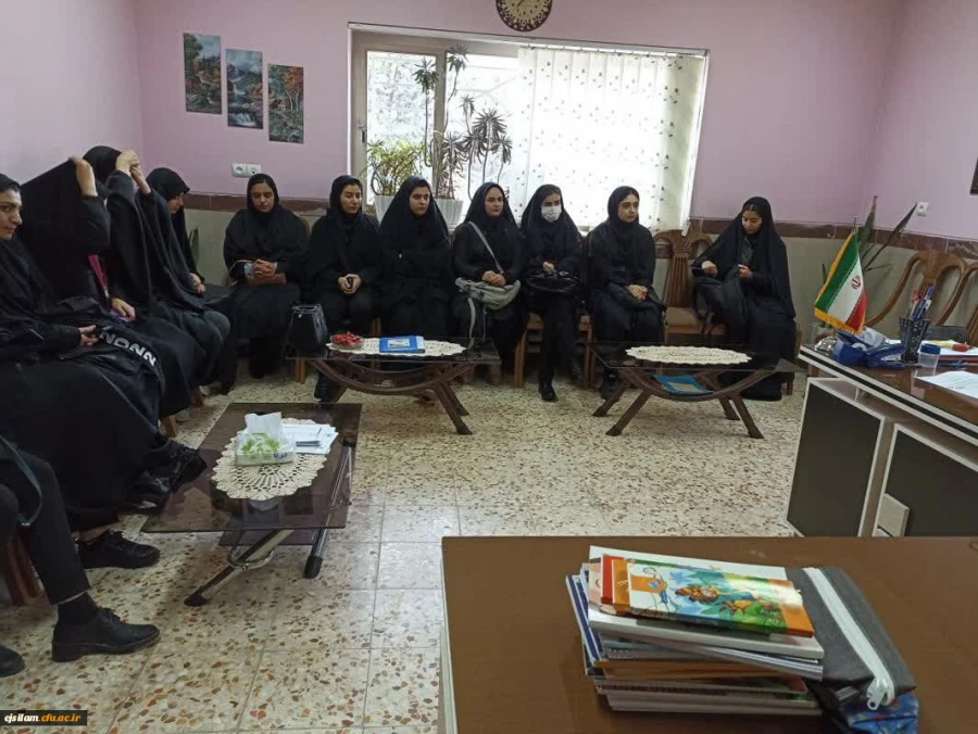 حضور دانشجو معلم های کارورزی 1 پردیس امام جعفر صادق (ع) ، با همراهی اساتید هیئت علمی در مرکز آموزش کودکان با نیازهای ویژه (مدرسه گلها)  2