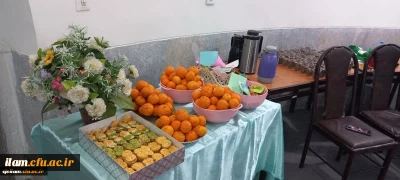 برگزاری جشن شب یلدا در سرای دانشجویی پردیس امام جعفر صادق(ع) با حضور اساتید و کارکنان و دانشجویان 

برگزاری جشن شب یلدا در سرای دانشجویی پردیس امام جعفر صادق(ع) با حضور اساتید و کارکنان و دانشجویان 