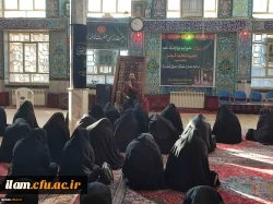 برگزاری مراسم شهادت حضرت زهرا (س) با حضور اساتید و کارکنان و دانشجویان پردیس امام جعفر صادق (ع)در حسینیه موسوی شهر ایلام  2