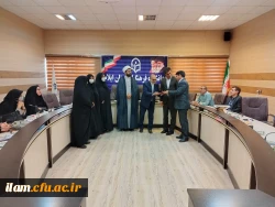 برگزاری آیین تکریم و معارفه مدیران سابق و جدید گروه علوم تربیتی در دانشگاه فرهنگیان استان ایلام 10