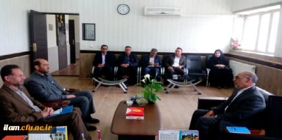 حضور سر ناظر کشوری سنجش فعالیت های فرهنگی اجتماعی و ناظر استانی در دانشگاه فرهنگیان استان ایلام 